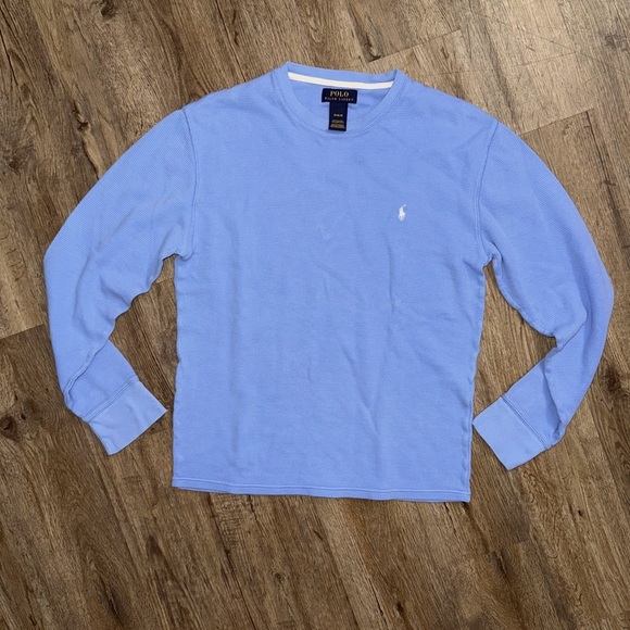 Polo Ralph Lauren • Waffle Knit Long Sleeve Tee - Picture 2 of 8